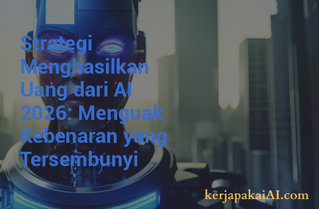 Strategi Menghasilkan Uang dari AI 2026: Menguak Kebenaran yang Tersembunyi